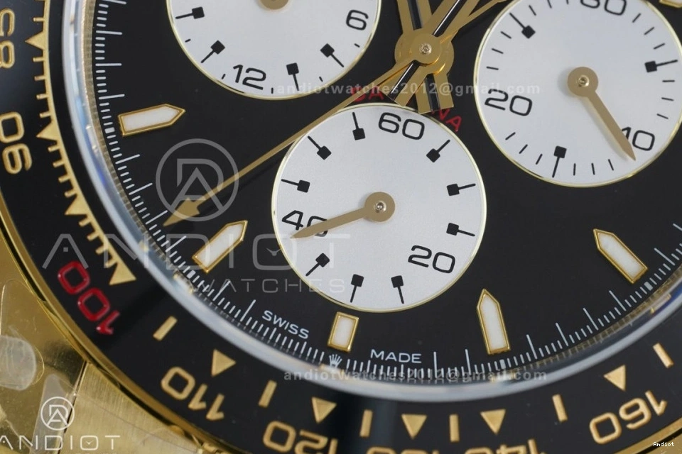 V9 on QF Edition 1:1 Best 126528LN QF4132 Le (Weighted) Mans Daytona YG Bracelet 0421